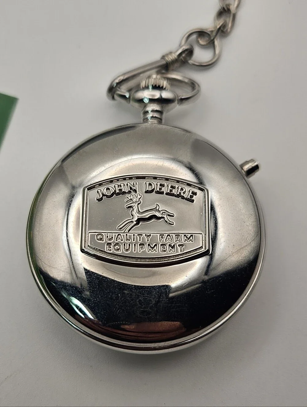 John Deere Pocket Watch In Tin Exclusive Edition Untested